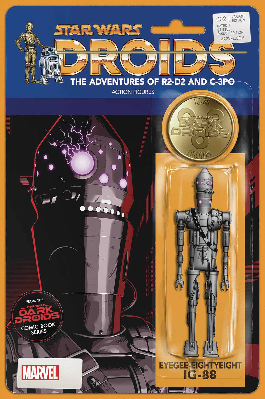 STAR WARS DARK DROIDS #2 CHRISTOPHER ACTION FIGURE VAR